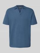 Marc O'Polo Regular Fit Poloshirt aus Baumwoll-Elasthan-Mix in Blau, G...