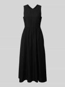 Marc O'Polo A-Linien-Kleid aus Lyocell-Leinen-Mix in BLACK, Größe 44