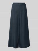 Marc O'Polo Wide Leg Culotte aus Lyocell-Leinen-Mix in Marine, Größe 3...
