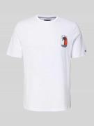 Tommy Hilfiger Regular Fit T-Shirt aus reiner Baumwolle in Weiss, Größ...