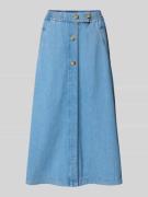 MOS MOSH Jeansrock mit Leistentaschen Modell 'Marti' in Blau, Größe 26