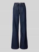 Mango Jeans mit Bindegürtel Modell 'OLIVIA' in Marine, Größe 36