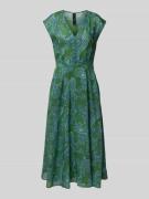 Mango Midikleid aus Viskose mit V-Ausschnitt Modell 'MAMBA' in Grass, ...