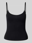 Review Trägertop mit Rundhalsausschnitt in Black, Größe M