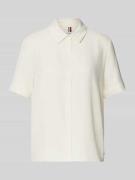 Tommy Hilfiger Relaxed Fit Bluse mit kurzem Arm in Ecru, Größe 44