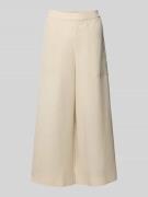 Marc O'Polo Wide Leg Culotte aus Lyocell-Leinen-Mix in Sand, Größe 42