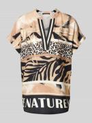 Betty Barclay Relaxed Fit Blusenshirt mit Tunikakragen in Beige, Größe...