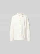 WON HUNDRED Freizeithemd mit Kentkragen in Weiss, Größe M