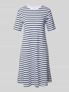 Marc O'Polo Loose Fit Jersey-Kleid aus Baumwoll-Mix in Dunkelblau, Grö...