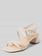 Tamaris Sandaletten mit Dornschließe in Beige, Größe 38