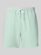 Lacoste Badehose mit elastischem Bund in Gruen, Größe XL