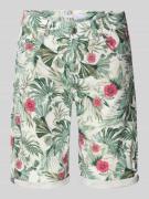 Angels Regular Fit Bermudas im 5-Pocket-Design in Schilf, Größe 40