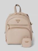 Guess Rucksack mit Label-Applikation Modell 'POWER PLAY' in Taupe, Grö...