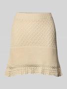 Staud Strickrock mit Häkelspitze Modell 'WOLFGANG' in Ecru, Größe S