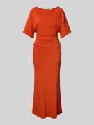 Staud Maxikleid mit U-Boot-Ausschnitt Modell 'AMELIE' in Orange, Größe...