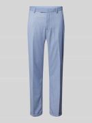 MCNEAL Slim Fit Anzughose mit Leinen-Anteil in Blau, Größe 102