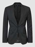 MCNEAL Slim Fit 2-Knopf-Sakko mit Pattentaschen in Black, Größe 42