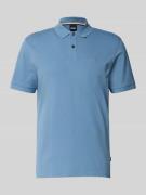 BOSS Regular Fit Poloshirt aus reiner Baumwolle Modell 'PALLAS' in Bla...