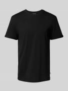 Les Deux T-Shirt mit Rundhalsausschnitt Modell 'Norregaard' in Black, ...