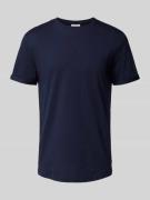Les Deux T-Shirt mit Rundhalsausschnitt Modell 'Norregaard' in Marine,...
