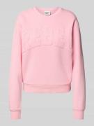 Colourful Rebel Sweatshirt mit Label-Patch Modell 'Rebel' in Rosa, Grö...