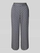 Milano Italy Straight Leg Stoffhose mit verkürztem Schnitt in Marine, ...