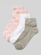 s.Oliver RED LABEL Socken mit Label-Details im 4er-Pack in Rosa, Größe...