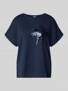 Milano Italy Sweatshirt mit 1/2-Arm in Marine, Größe L