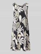 s.Oliver RED LABEL Relaxed Fit Minikleid aus Baumwoll-Mix in Black, Gr...