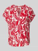 s.Oliver RED LABEL Relaxed Fit Blusenshirt aus Viskose-Mix in Rot, Grö...