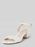 Buffalo Sandalette mit Blockabsatz Modell 'LUCY SHINE' in Weiss, Größe...