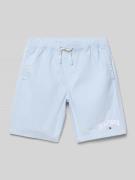 Tommy Hilfiger Teens Shorts mit Label-Stitching in Bleu, Größe 164