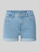 Vero Moda Regular Fit Shorts aus Baumwoll-Mix Modell 'LUNA' in Jeansbl...