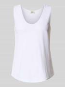 Drykorn Trägertop mit Rundhalsausschnitt Modell 'SAIMI' in Weiss, Größ...