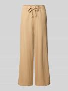 Christian Berg Woman Stoffhose aus Leinen-Viskose-Mix mit Kordelzug in...