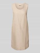 FREE/QUENT Knielanges Leinenkleid mit Rundhalsausschnitt Modell 'LAVA'...