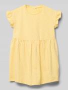 Name It Kleid mit Rundhalsausschnitt Modell 'JOANE' in Hellgelb, Größe...