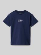 Polo Ralph Lauren Teens T-Shirt mit Label-Print in Marine, Größe S