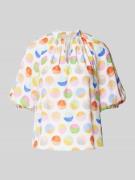 Herzensangelegenheit Loose Fit Blusenshirt aus Seiden-Mix in Offwhite,...