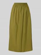 American Vintage Midirock mit elastischem Bund Modell 'BAILOW' in Khak...