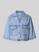 moves Jeansjacke mit Pattentaschen Modell 'Amarie' in Jeansblau, Größe...