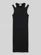 s.Oliver RED LABEL Eng anliegendes Minikleid aus Baumwoll-Mix in Black...