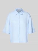 s.Oliver RED LABEL Relaxed Fit Bluse aus reinem Leinen in Bleu, Größe ...