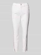 Angels Slim Fit Hose mit Kontrastpaspeln Modell 'Ornella' in Weiss, Gr...