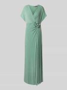 Vera Mont Maxikleid in Wickel-Optik mit V-Ausschnitt in Hellgruen, Grö...