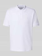 Jack & Jones Poloshirt mit Label-Stitching Modell 'AUSTIN' in Weiss, G...