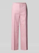 Betty Barclay Regular Fit Hose mit Leinen-Anteil in Rosa, Größe 40