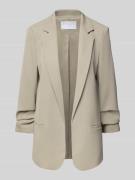 Jake*s Collection Longblazer mit 3/4-Arm in Kitt, Größe 42