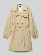Tommy Hilfiger Teens Trenchcoat mit Taillengürtel in Camel, Größe 152