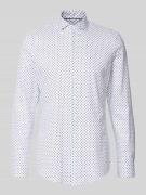 Jake*s Super Slim Fit Business-Hemd mit Haifischkragen in Weiss, Größe...